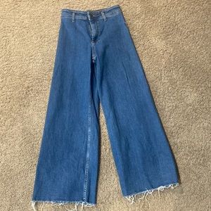 wide leg zara jeans!